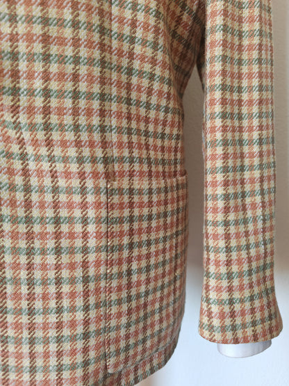 Giacca Kenzo anni '80 made in France in seta e lino - tg. 54/56