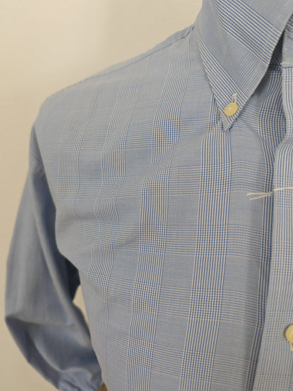 Camicia Tommy Hilfiger azzurra Glen check - L/XL (collo 41)