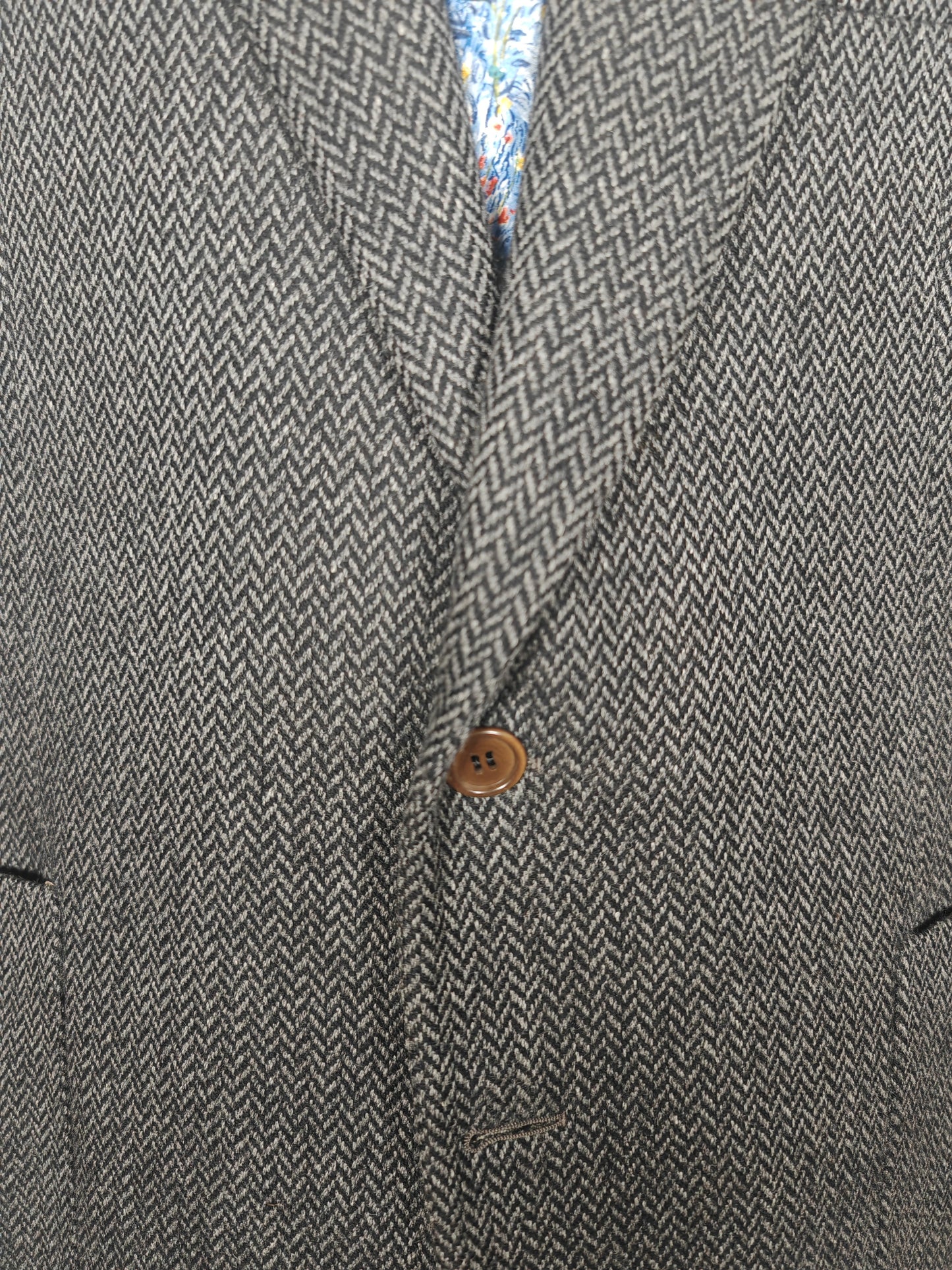 Giacca Burberrys herringbone in lana e cashmere - tg. 54/56