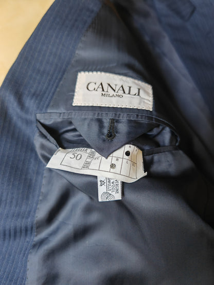Completo doppiopetto blu Canali anni '80 - tg. 46/48