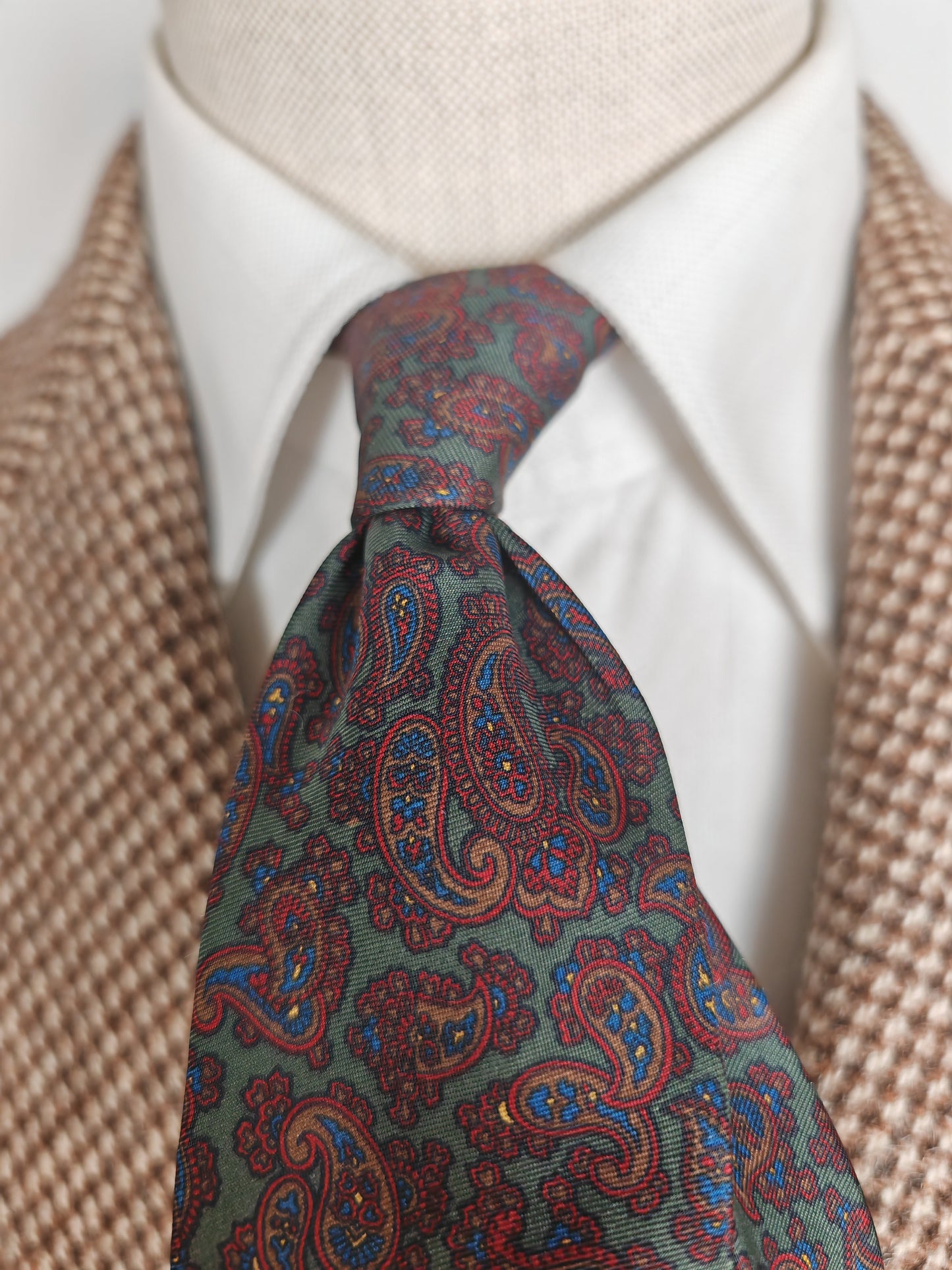 Cravatta Holliday & Brown paisley made in England