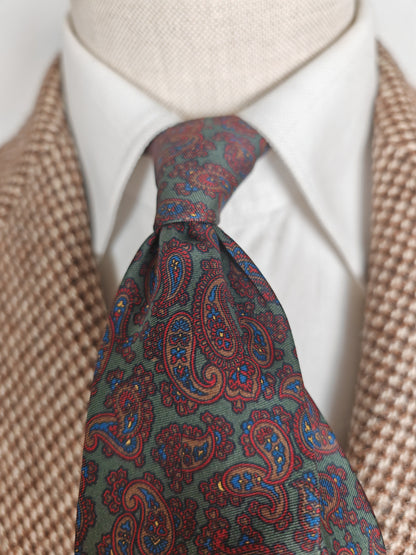Cravatta Holliday & Brown paisley made in England