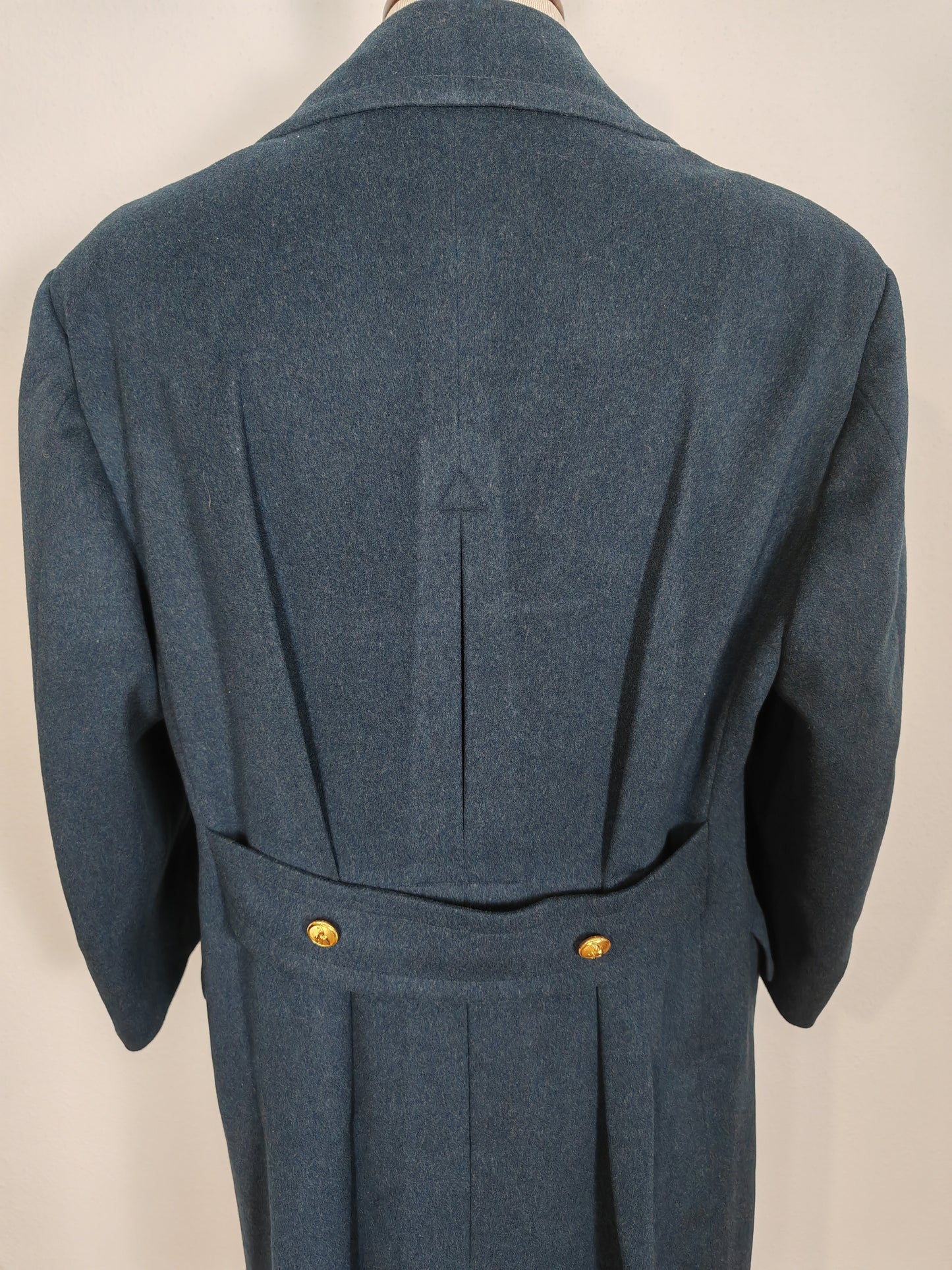 Cappotto Aeronautica Militare italiana doppiopetto, anni '70/'80 - tg. 48