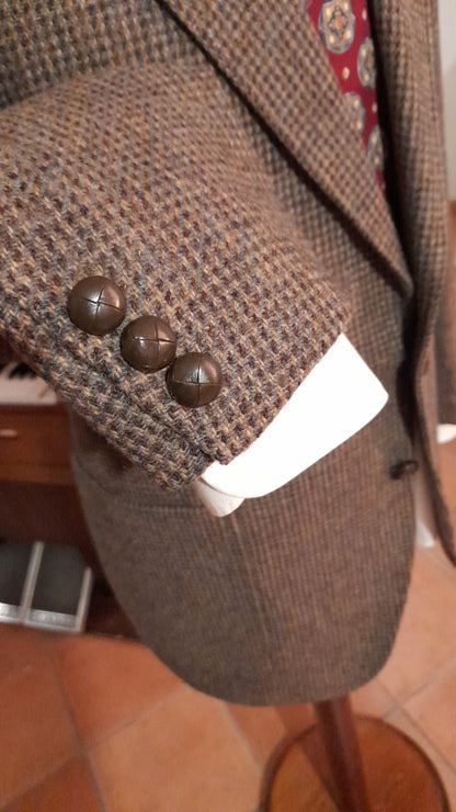 Giacca due bottoni in tweed inglese