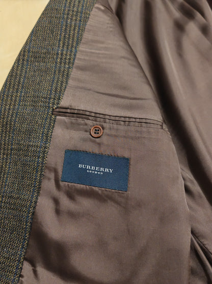 Giacca Burberry in hopsack principe di Galles - tg. 58