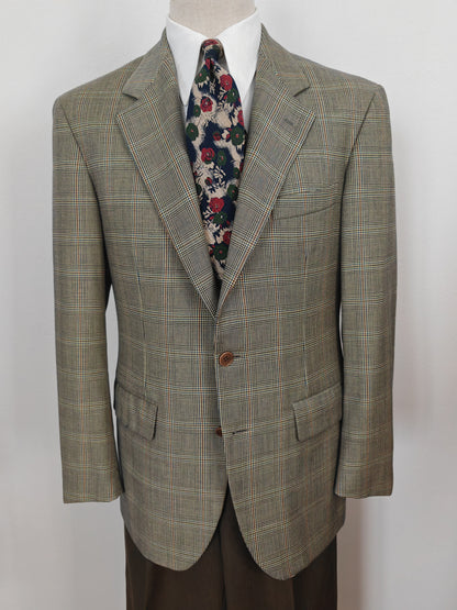 Giacca Cantarelli principe di Galles color salvia mezza fodera - tg. 48