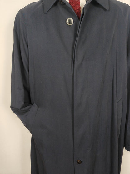 Soprabito Canali in misto seta blu - tg. 50