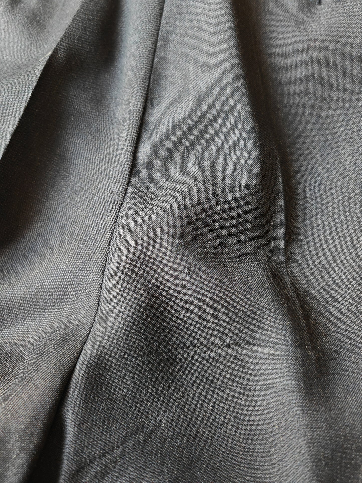 Pantalone anni '90 in fresco lana blu - tg. 50/52