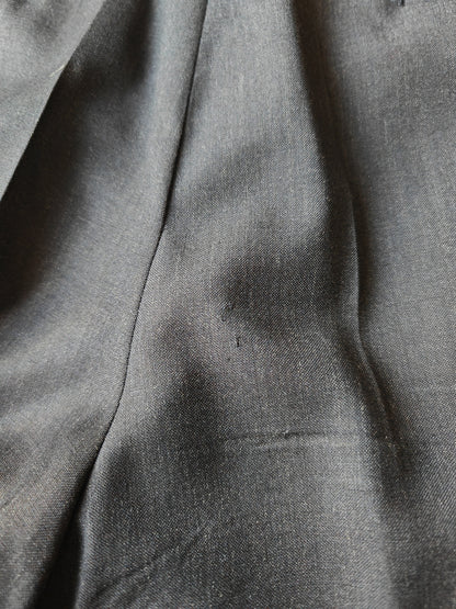 Pantalone anni '90 in fresco lana blu - tg. 50/52