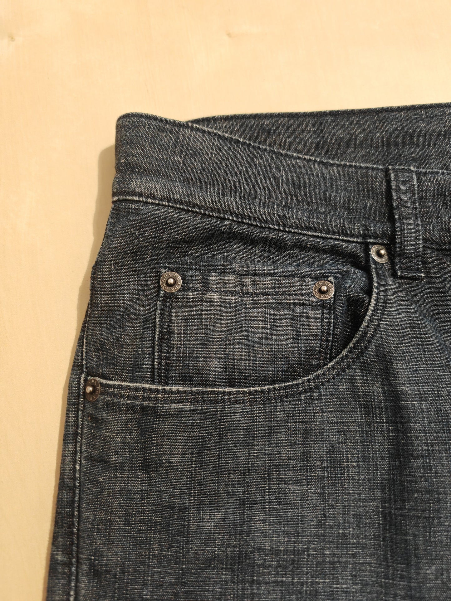 Jeans Prada tinto indaco naturale - tg. 50