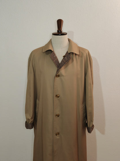 Cappotto + trench Burberrys reversibile anni '80/'90 - tg. 50