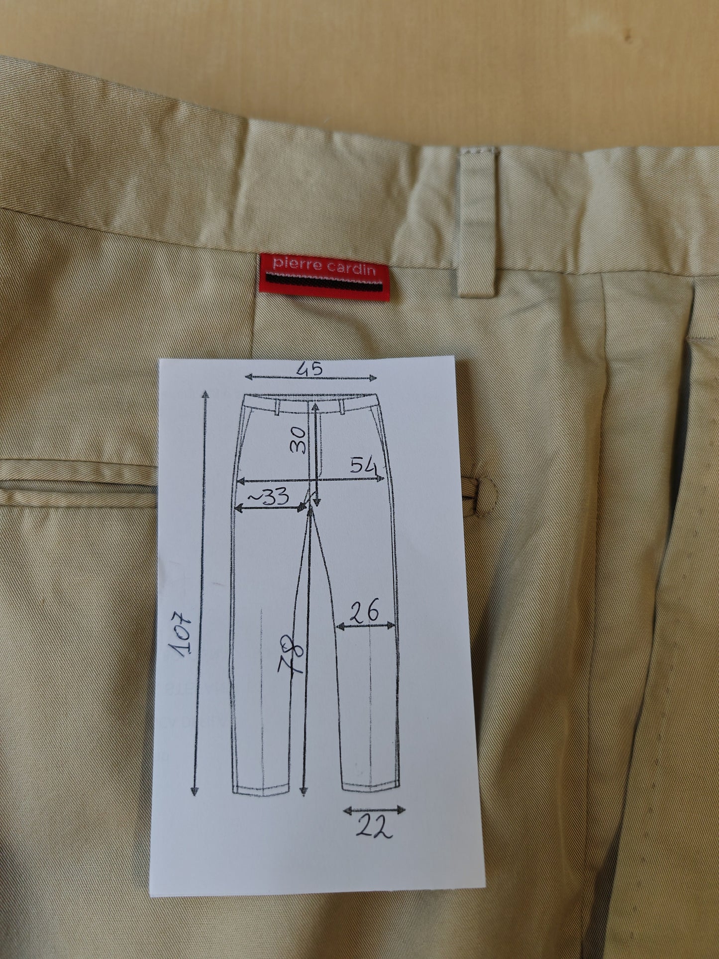 Pierre Cardin chinos - size 52